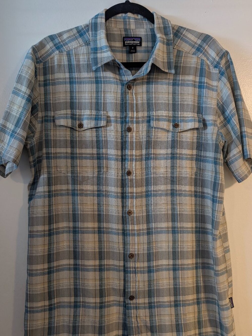 Patagonia Mens organic cotton shirt